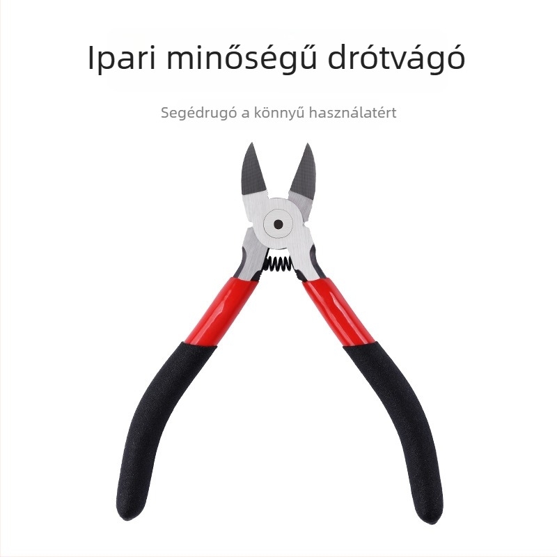 Mai Bu villanyszerelő diagonális fogó, 6 és 5 hüvelyk, ipari minőség, kis állkapocs, kézi vezetékvágó