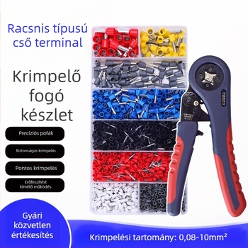 Cső alakú terminálok krimpelő fogója 6-4A és 6-6A