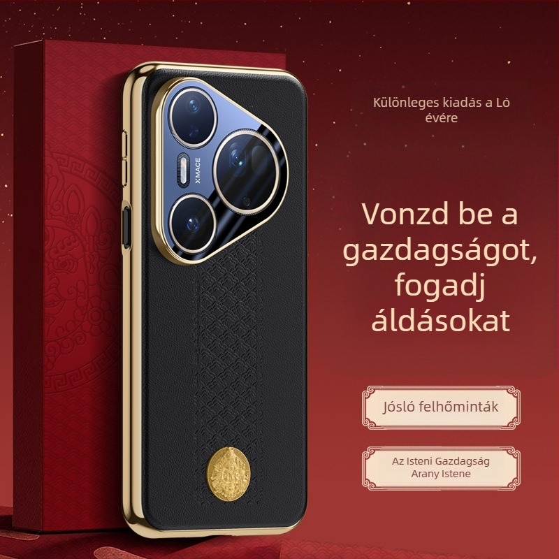 Huawei P70 Ultra védőtok elektroplatált felülettel, teljes lefedettség, kompatibilis a Pura70Pro-val, modell P80