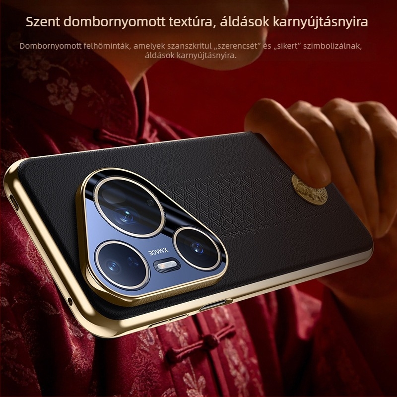 Huawei P70 Ultra védőtok elektroplatált felülettel, teljes lefedettség, kompatibilis a Pura70Pro-val, modell P80