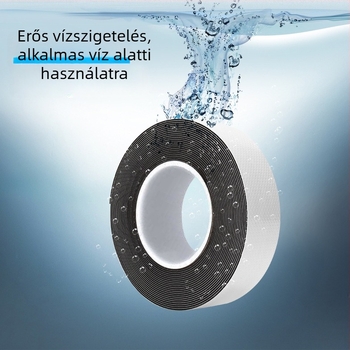Kétoldalas elektromos szigetelő szalag merülőszivattyúkhoz, vízálló, magas hőmérséklet-tűrésű, butil-gumi alapú, öntapadós