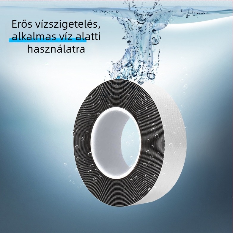 Kétoldalas elektromos szigetelő szalag merülőszivattyúkhoz, vízálló, magas hőmérséklet-tűrésű, butil-gumi alapú, öntapadós