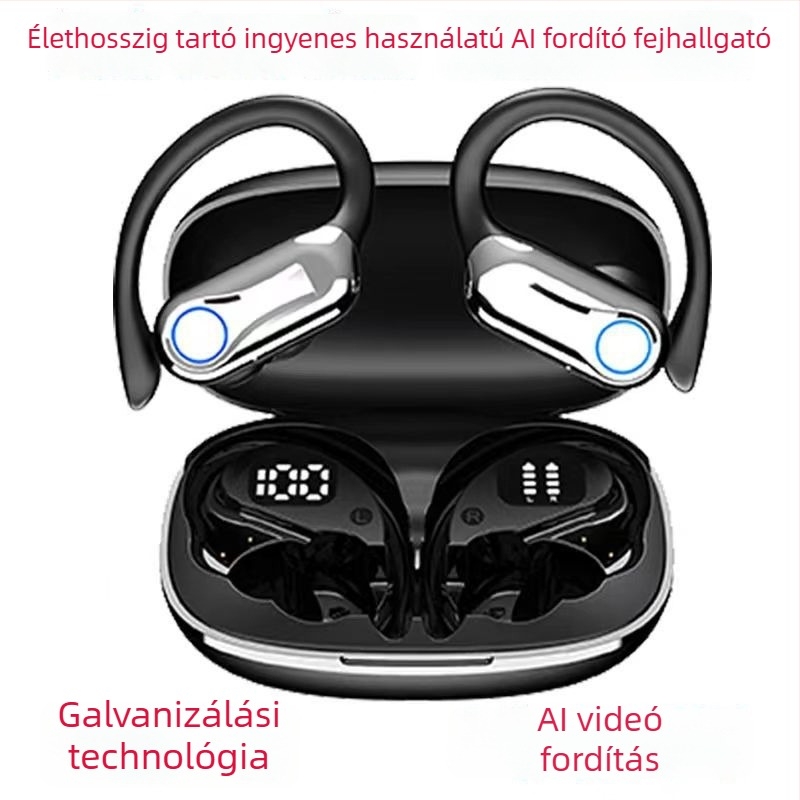 YYK-Q15 TWS Bluetooth fülhallgató, digitális kijelző, zajcsökkentés és hosszú üzemidő