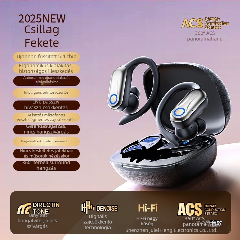YYK-Q15 TWS Bluetooth fülhallgató, digitális kijelző, zajcsökkentés és hosszú üzemidő
