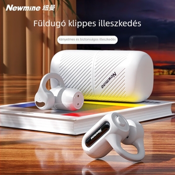 GE12 Vezeték nélküli Bluetooth headset, fülre csíptethető, levegő-vezetéses, nyitott dizájn sporthoz és futáshoz