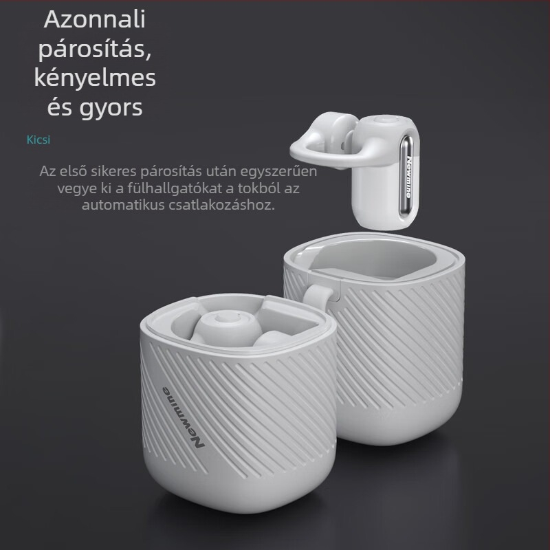 GE12 Vezeték nélküli Bluetooth headset, fülre csíptethető, levegő-vezetéses, nyitott dizájn sporthoz és futáshoz