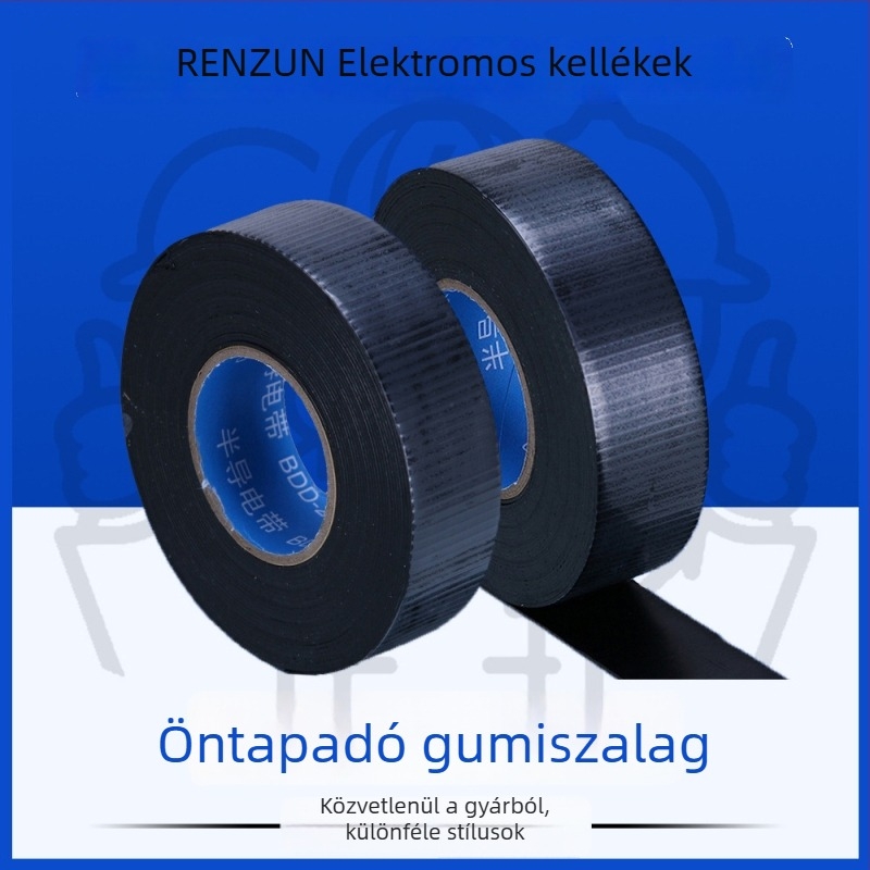 BDD-20 félvezető öntapadó gumiszalag magasfeszültségű kábelek termináljainak javításához