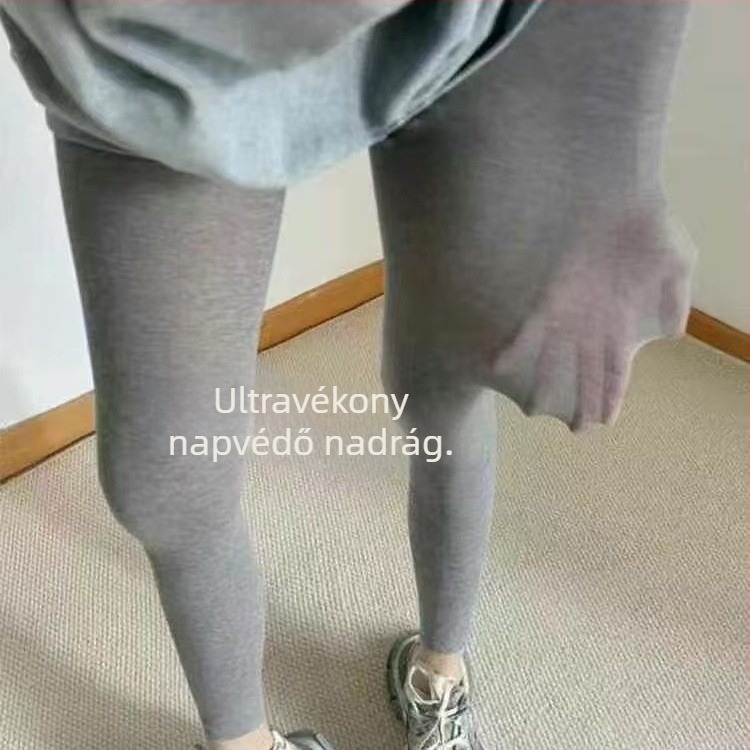 Miu vékony napvédő harisnya, anti-snag védelem, nyári hűsítő érzet, átlátszó és szexi