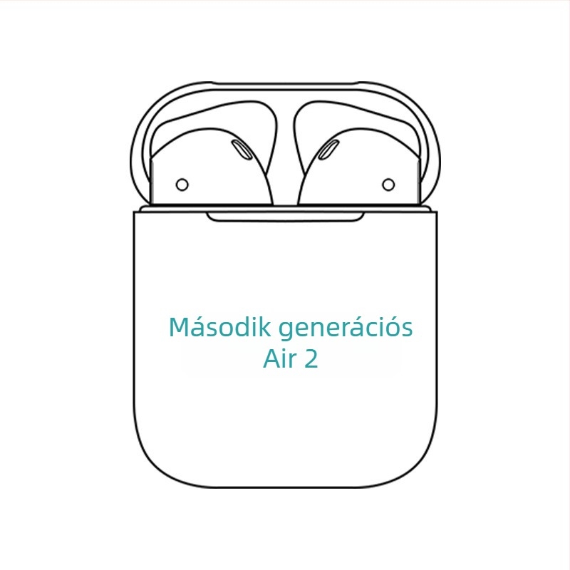 Loda-kompatibilis Apple vezeték nélküli Bluetooth fülhallgatók AirPro2, generációk 2–5
