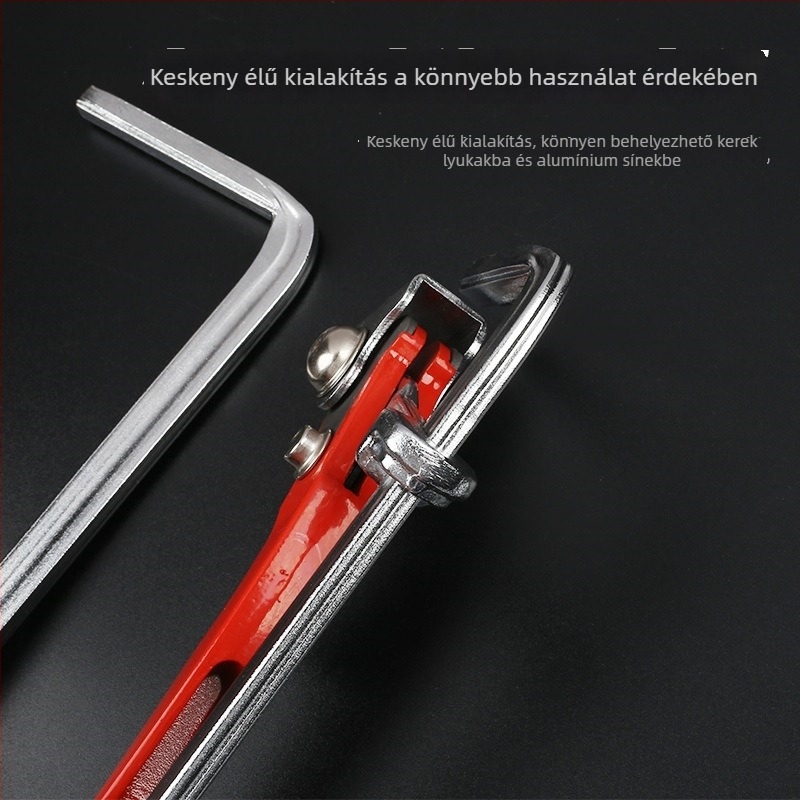 Ipari szintű F-klipsz fához, Festo Makita FG sínhez, teljes acél kovácsolt, 60 mm mélység