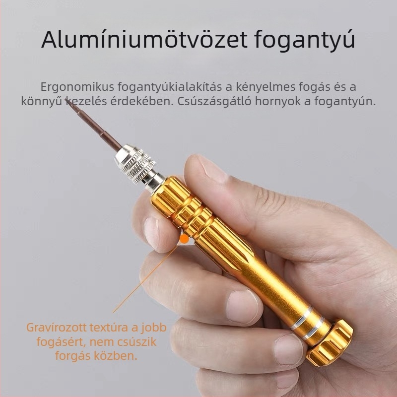 Öt az egyben csavarhúzó készlet szemüveg, telefon és laptop javítására