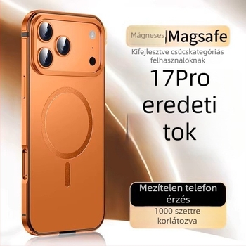 MagSafe védőtok iPhone-hoz, mágneses, ütésálló, ujjlenyomat-mentes