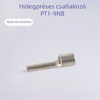 PTNB1-9 Pin-típusú érintkezők, szabad végű, kör alakú tű formájú hideg préselt terminálok, RoHS és UL kompatibilis