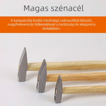 Szerelő kalapács, kacsa-szájú kalapács, lemezkalapács, hegesztési salak kalapács, mini vasal kalapács, villanyszerelő kalapács, vasból készült kalapács