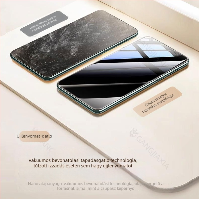Tazo Edzett Üveg kijelzővédő Huawei Mate60 Pro-hoz – Teljes ragasztás, 3D ívelt felület, Hő- hajlított dizájn, 70Air