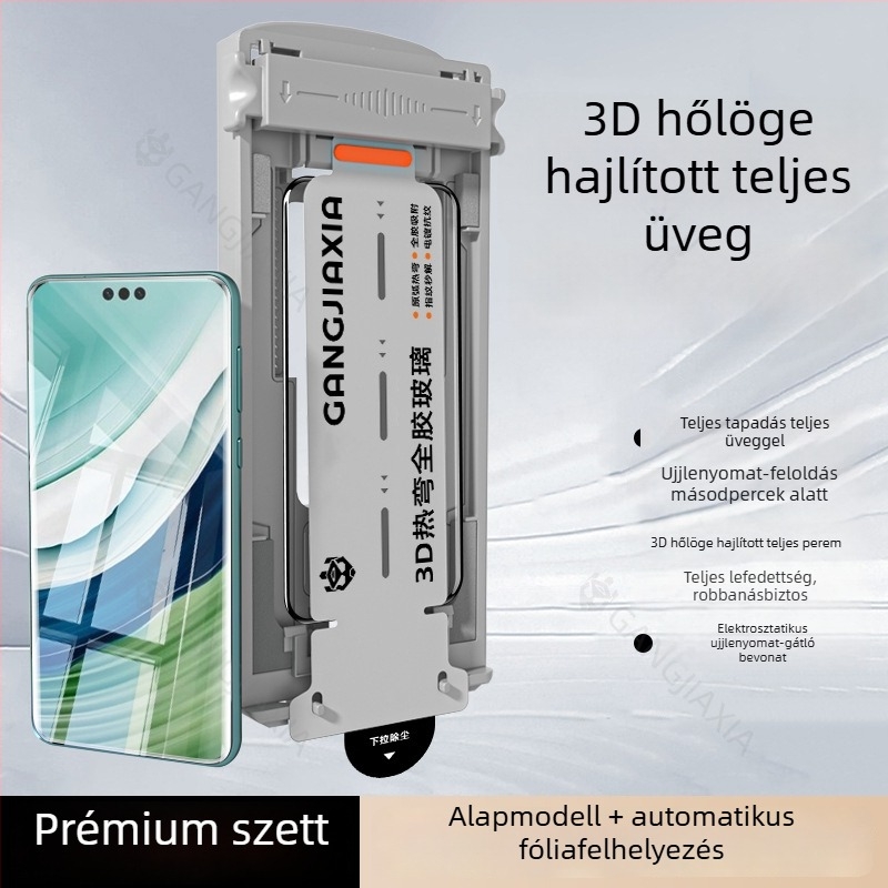 Tazo Edzett Üveg kijelzővédő Huawei Mate60 Pro-hoz – Teljes ragasztás, 3D ívelt felület, Hő- hajlított dizájn, 70Air
