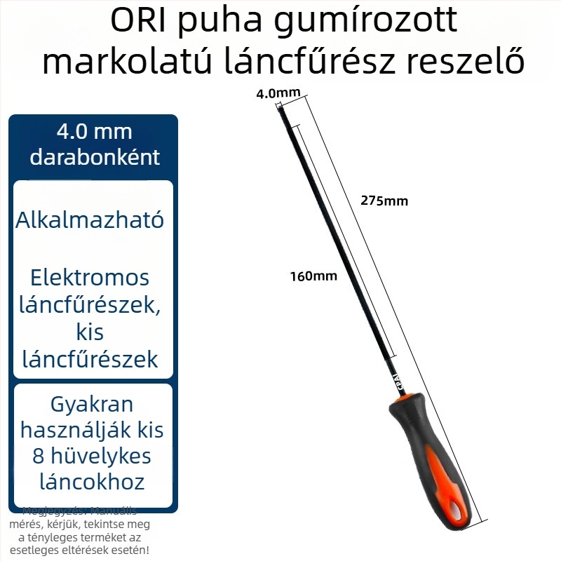 Cpai láncfűrész lánc élező fájl benzines fűrészhez, precíz élező 4.0/4.8/5.5