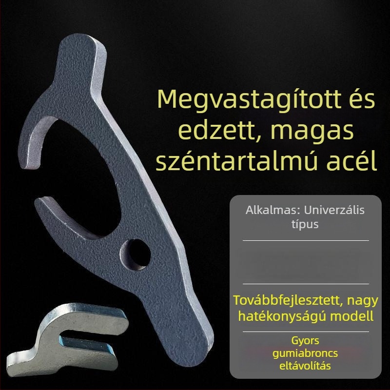 Gumiabroncs-eltávolító eszközök készlet gumiműhelyhez, rozsdamentes acélból, emelő- és leverővasakkal