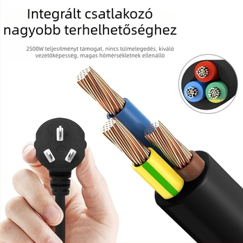 Tiszta rézből készült extrahosszú hosszabbító aljzat, törésálló és fagyálló mérnöki kábelezéshez
