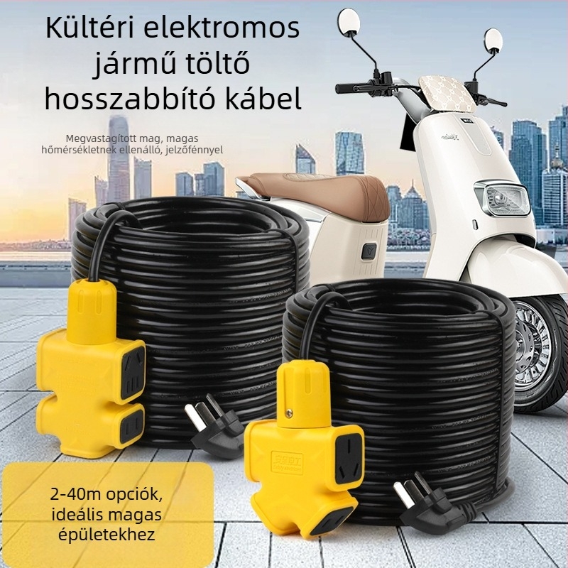 Tiszta rézből készült extrahosszú hosszabbító aljzat, törésálló és fagyálló mérnöki kábelezéshez