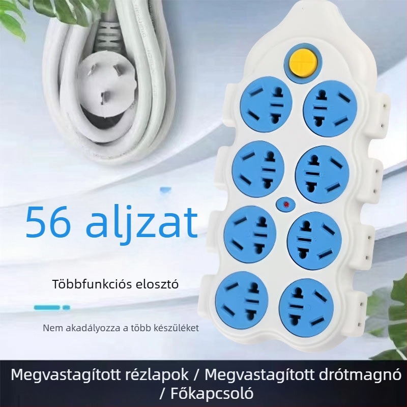Gyári közvetlen, multifunkcionális réz elosztó 56 aljzattal és kapcsolóval