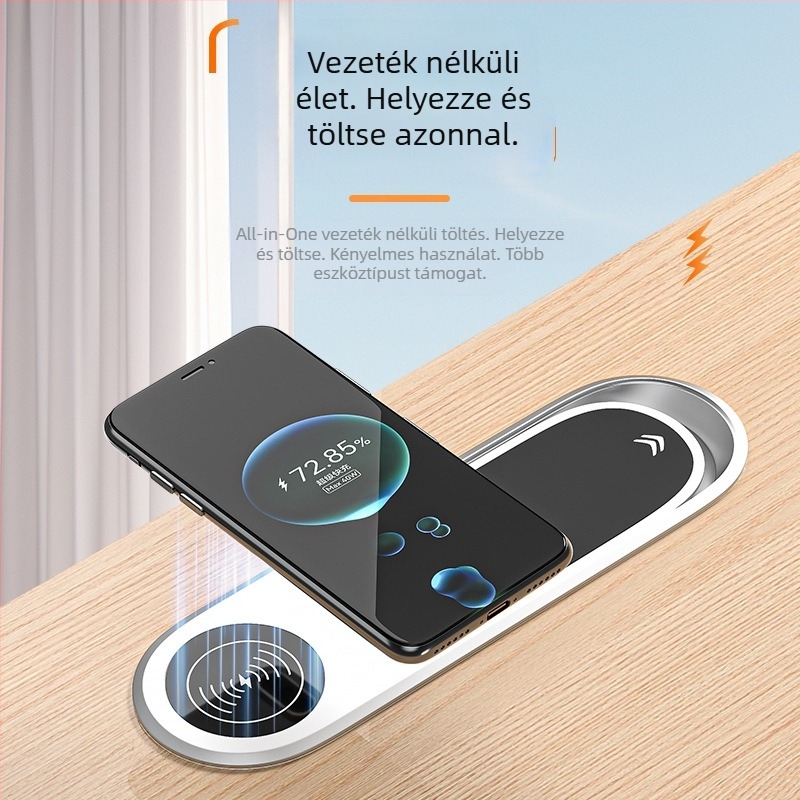 Beépített irodai aljzat panel forgatható fedéllel és vezeték nélküli töltéssel konferenciaasztalokhoz