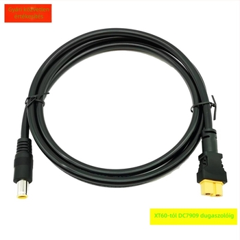 XT60–XT60/DC7909 napelem csatlakozó kábel kültéri hordozható energiaellátáshoz