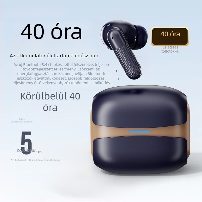 W919 sportos valódi vezeték nélküli in-ear Bluetooth fülhallgató, nagy kapacitású akkumulátorral gaminghez