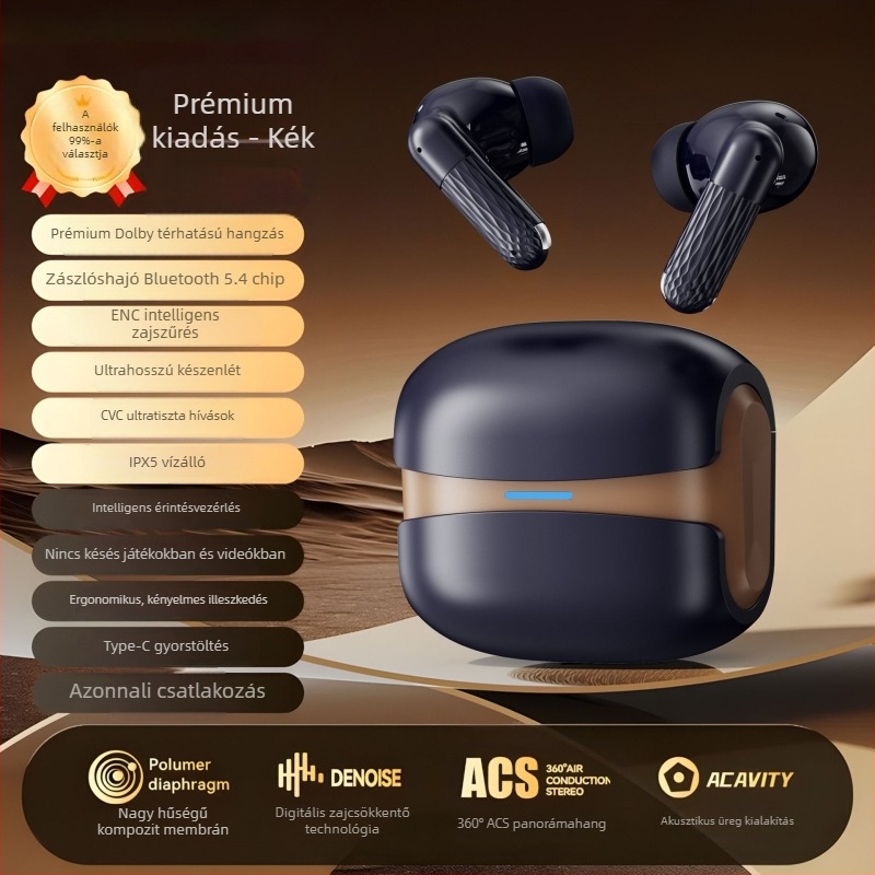 W919 sportos valódi vezeték nélküli in-ear Bluetooth fülhallgató, nagy kapacitású akkumulátorral gaminghez