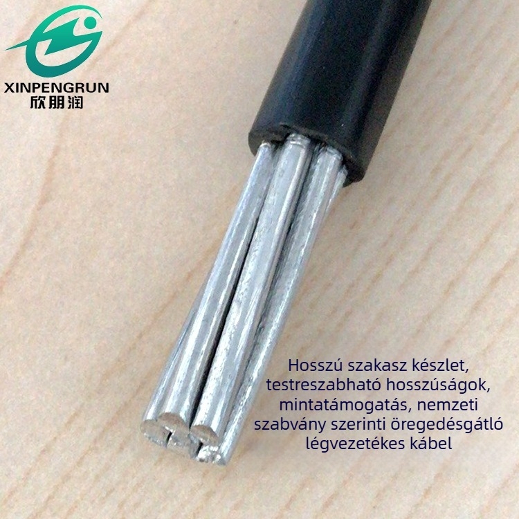XINPENGRUN 10 mm² kültéri egyszálú alumínium vezeték, alumínium magú kábel elektromos projektekhez