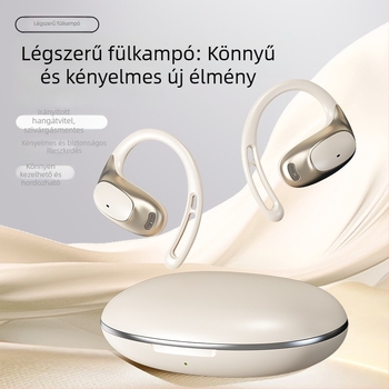 Vezeték nélküli Bluetooth fülhallgatók alacsony késleltetéssel, nyitott fül-dizájn, hosszú akkumulátor-élettartam, vízálló, ideális sporthoz és játékhoz