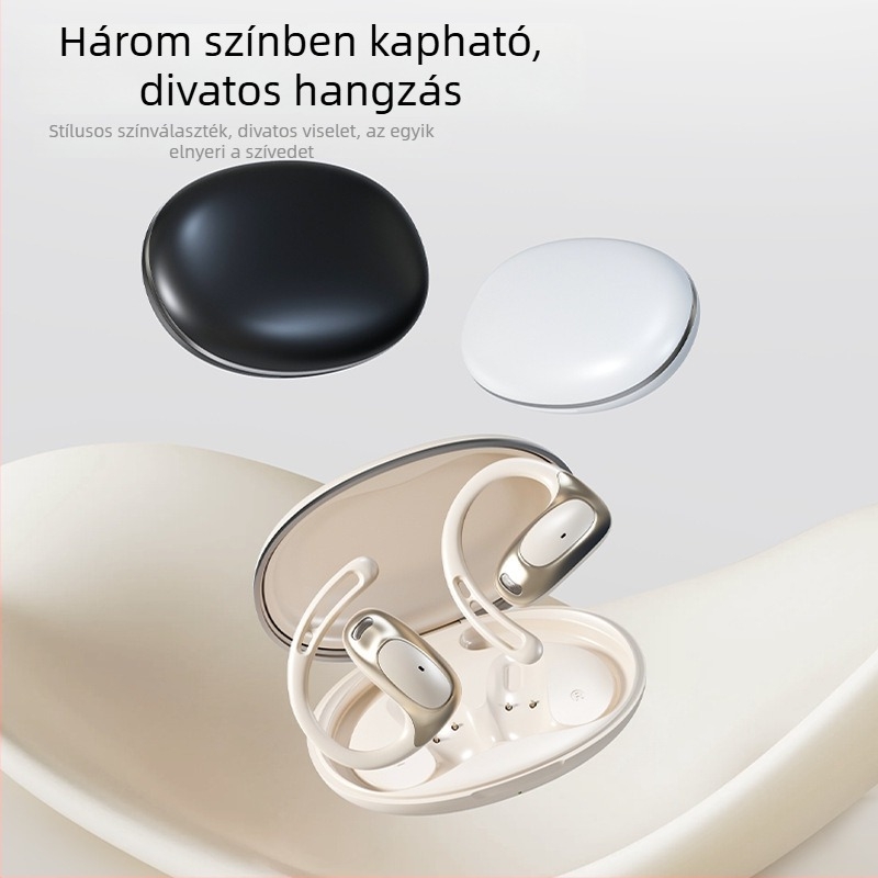 Vezeték nélküli Bluetooth fülhallgatók alacsony késleltetéssel, nyitott fül-dizájn, hosszú akkumulátor-élettartam, vízálló, ideális sporthoz és játékhoz