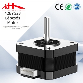 42 léptetőmotor 23 mm-es testtel, 17HS4023, 2-fázisú, 4-vezetékes, 12V mikromotor írógépekhez és 3D nyomtatókhoz