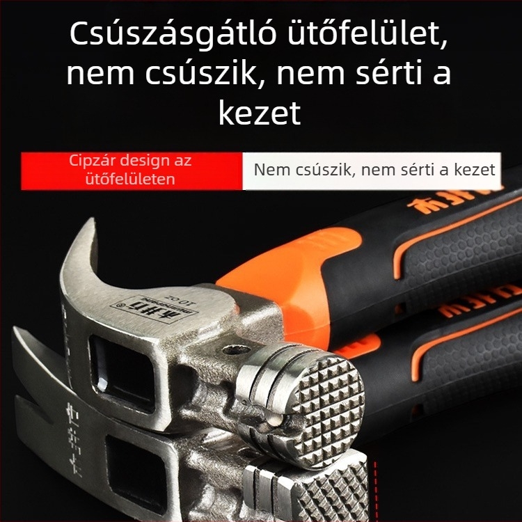 Faipari kalapács készlet: karmás kalapács, szögkalapács, nyolcszögű kalapács, szerelőkalapács, mini kalapács