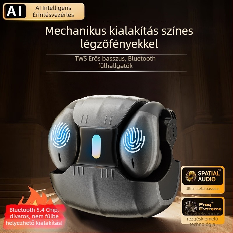 Fülcsipeszes sport Bluetooth fülhallgató, privát modell, Bluetooth 5.4, alacsony késleltetés, nem a fülbe illő kialakítás, hosszú üzemidő