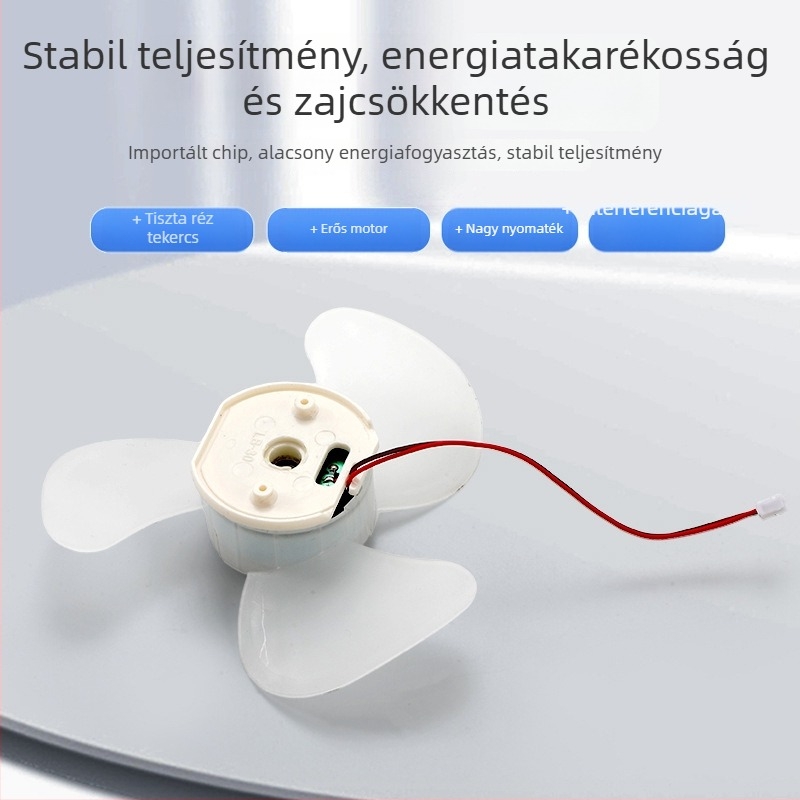 5 hüvelykes, 3-lapátos brushless motor készlet, kézi kis ventilátorhoz, mini ventilátorhoz, csendes motor
