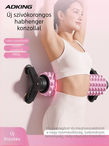 Szívófejes állvány, habroller masszázsra és izomlazításra, professzionális masszázs, lábkarcsúsítás, fitnesz és jóga roller berendezés