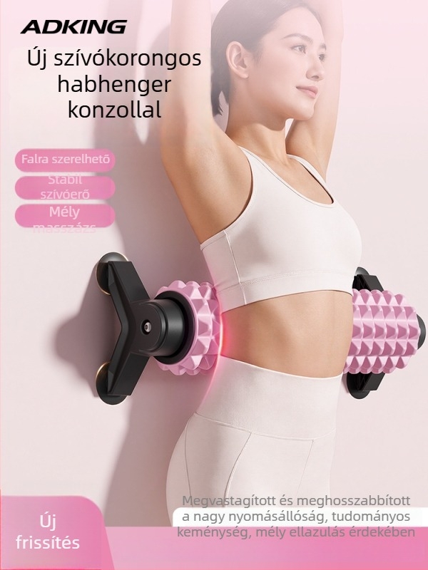 Szívófejes állvány, habroller masszázsra és izomlazításra, professzionális masszázs, lábkarcsúsítás, fitnesz és jóga roller berendezés