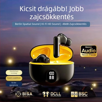 2025-ös új vezeték nélküli in-ear Bluetooth fülhallgató sporthoz, zajszűrés és kiváló hangzás