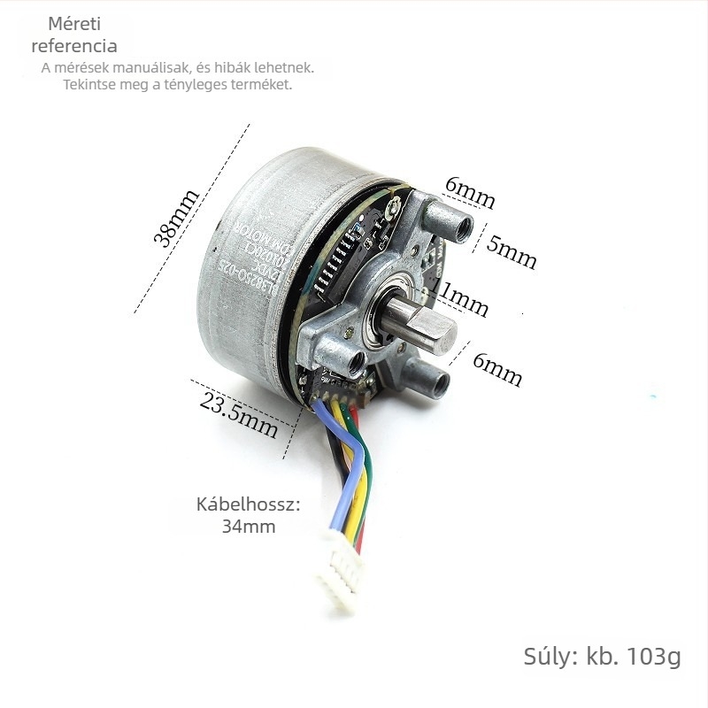 BL3825 Fascia Gun motor – Külső rotoros, DC motor, 12V, 3800 RPM, magas nyomaték, mini méret