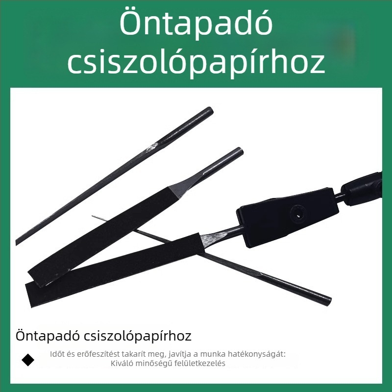 Pneumatikus ultrahangos reszelő formák polírozására – szemcsementes felülethez