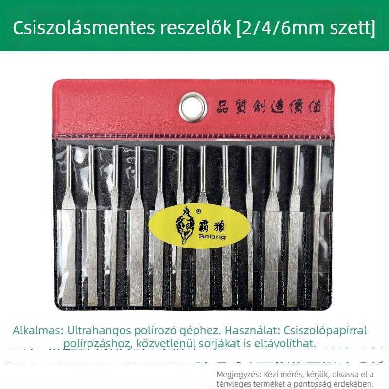 Pneumatikus ultrahangos reszelő formák polírozására – szemcsementes felülethez