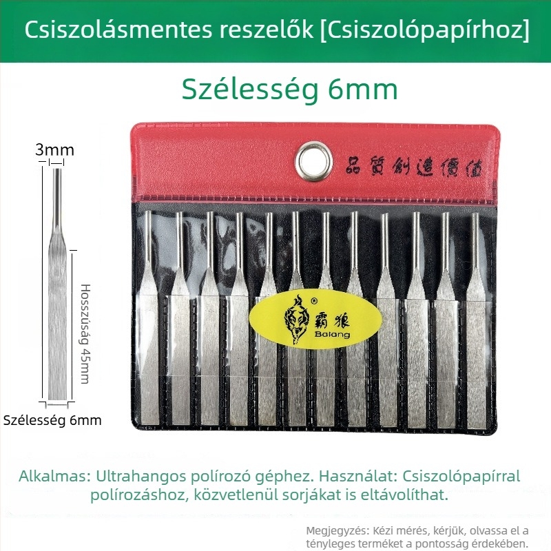 Pneumatikus ultrahangos reszelő formák polírozására – szemcsementes felülethez