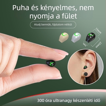 MINI21 Mini vezeték nélküli Bluetooth fülhallgató, láthatatlan, kompakt, egyoldali használat futáshoz és sporthoz, kiváló hangzás, 2025-ös modell