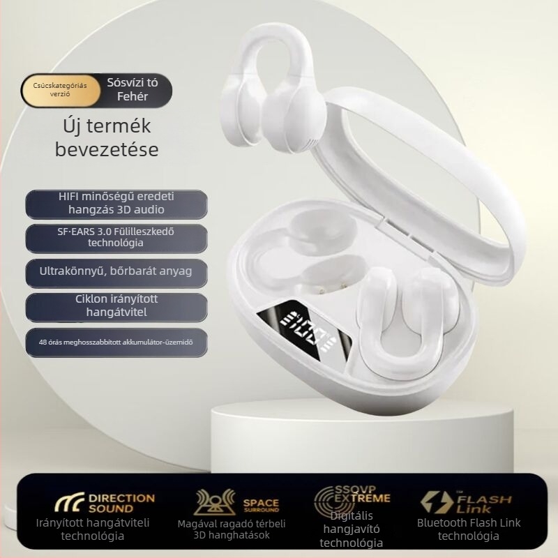 X53 érintéses fülbe illeszkedő TWS vezeték nélküli headset zajszűrő és digitális kijelzővel