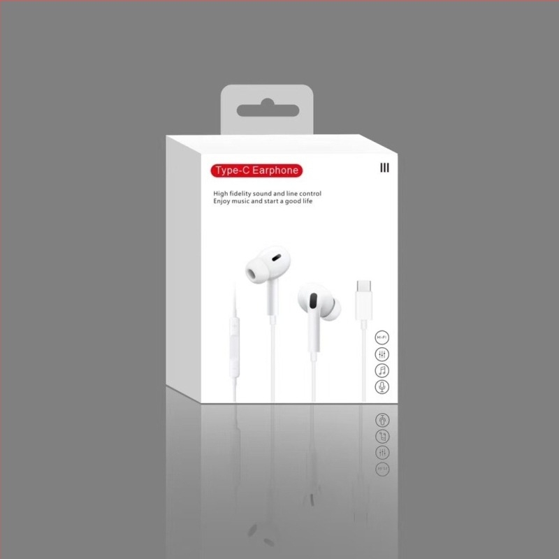 3. generációs vezetékes in-ear fülhallgató Type-C digitális chippel Apple, Xiaomi, Huawei, Redmi és Honor okostelefonokhoz