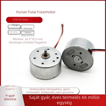 Futai R300 DC motor – mikromotor kézben tartható és nyakba akasztható ventilátorokhoz, kályha ventilátorhoz és aromaterápiás készülékhez