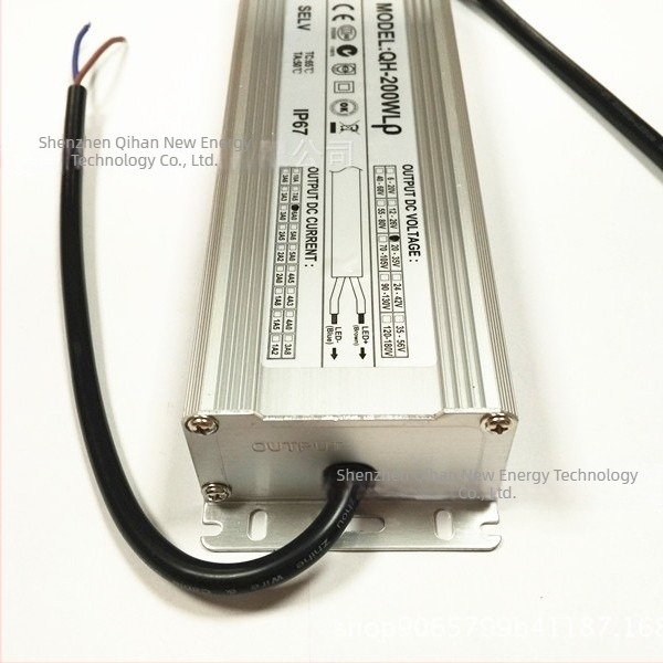 200W vízálló, izolált LED állandó áramú meghajtó közterületi lámpákhoz, fényvetőkhöz és ipari lámpákhoz