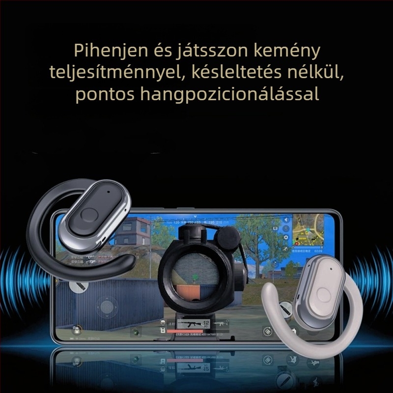 2024 OWS Bluetooth sport fülhallgató, fülre akasztva, nem illeszkedik a fülbe, intelligens érintéses vezérlés