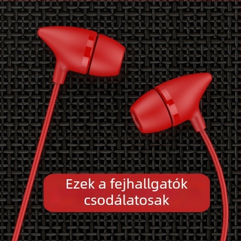 UIISII Yunshi C100 vezetékes fejhallgató mikrofonnal, 3,5 mm-es csatlakozó